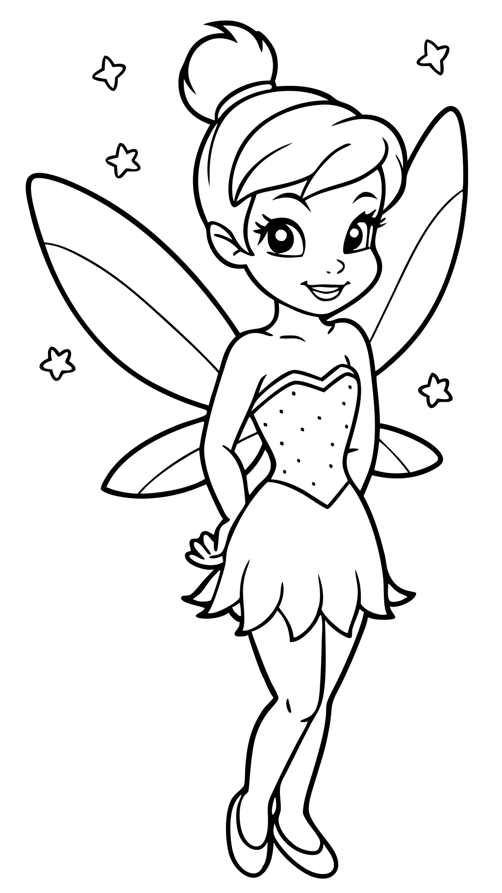 Páginas para colorear de Disney Tinkerbell